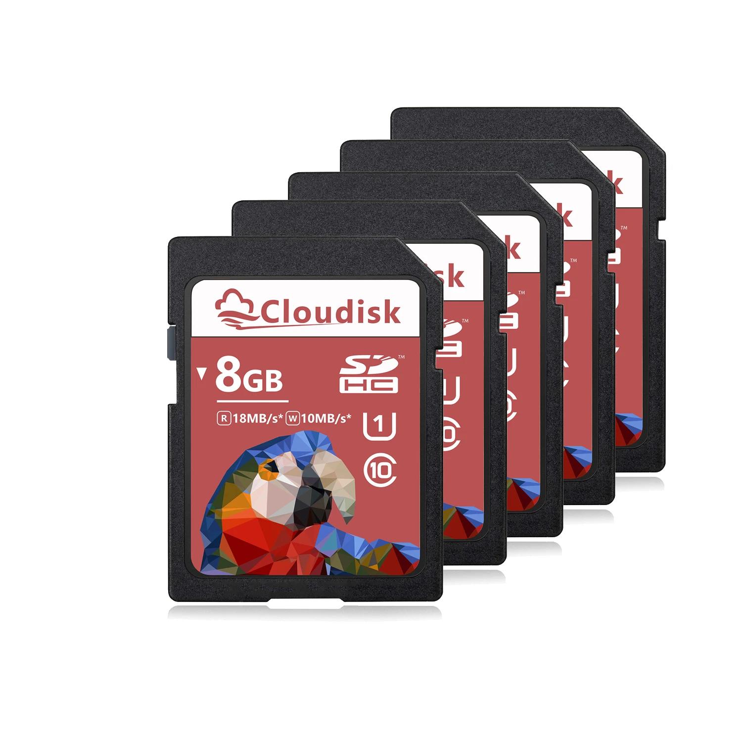 Clouddisk ī޶ DV SLR SD ī, SDXC U3 V30 ÷ ޸ ī, SDHC Class10, 128GB, 64GB, 32GB, 16GB, 8GB, 4GB, 5 